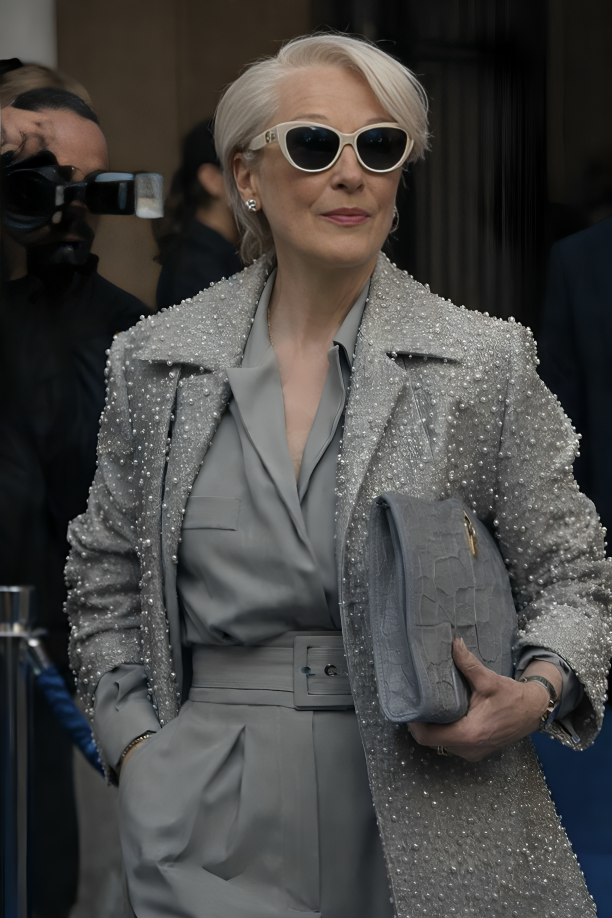 Devil Wears Prada 2 Meryl Streep Trench Coat - Image 1
